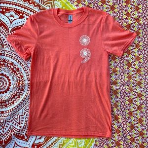Semi Colon Orange Tee